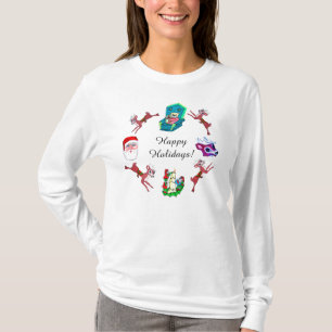 T-shirt CHRISTMAS COLLAGE top