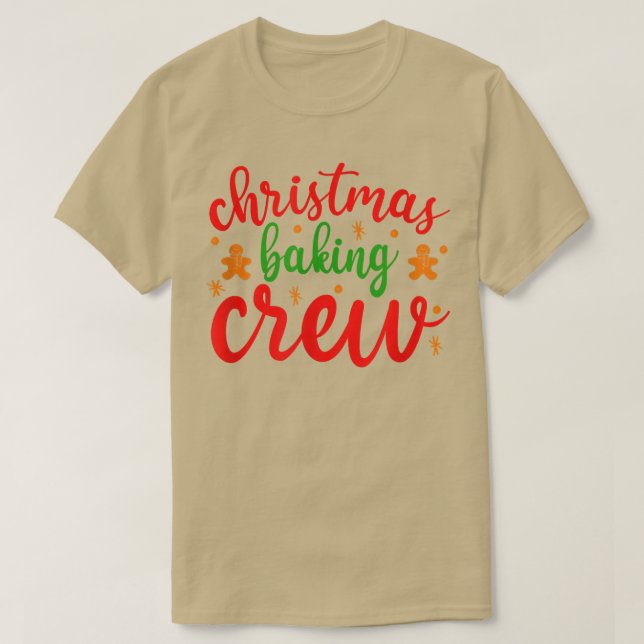 T-shirt Christmas Cookie Baking Crew 900 (Design devant)