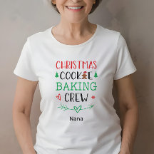 Christmas Cookie Baking Crew Famille Adulte Nom