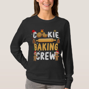 T-shirt Christmas Cookie Baking Crew Funny Pajamas Famille