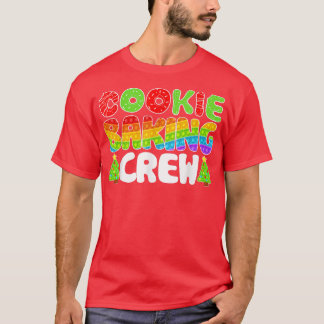 T-shirt Christmas Cookie Baking Crew Funny Pyjamas Fidget
