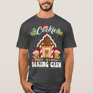 T-shirt Christmas Cookie Baking Crew Pajama Gingerpain ma