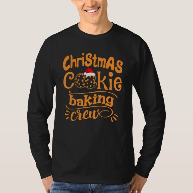 T-shirt Christmas Cookie Baking Crew Xmas Cookie Cute (Devant)