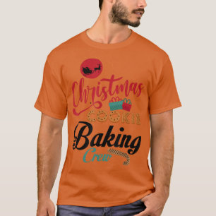 T-shirt Christmas Cookie Baking Équipe de pain d'épice San