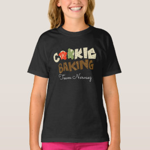 T-shirt Christmas Cookie Baking Nom de l'équipe Concours