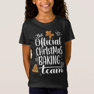 T-Shirt Christmas Cookie Baking Team Crew Cute Gingerbread