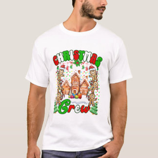 T-shirt Christmas Crew cookie amusant