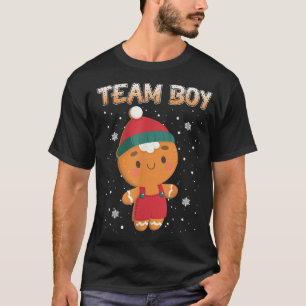 T-shirt Christmas Gingerbread Équipe Garçon Genre Reveille