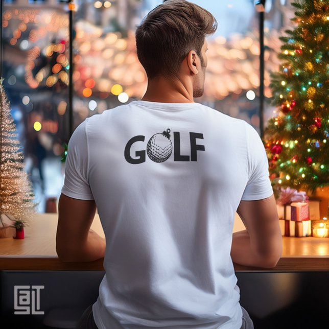 T-shirt Christmas Golf Ornament Classic (Créateur téléchargé)