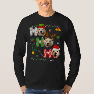 T-shirt Christmas Ho Ho Ho Golden Retriever 351
