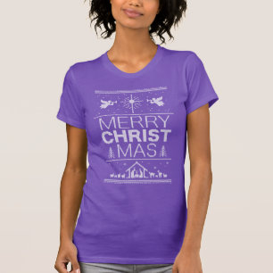 T-shirt ChRISTmas moche Sweater Christ Nativité chrétienne