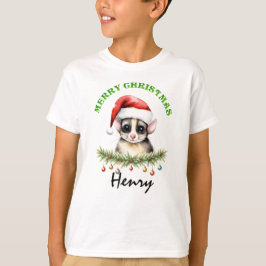 T-shirt Christmas Oz Animals Sugar Glider Fam Matching Boy