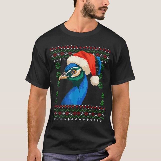 T-shirt Christmas Pea Ugly Xmas Sweater  (Devant)
