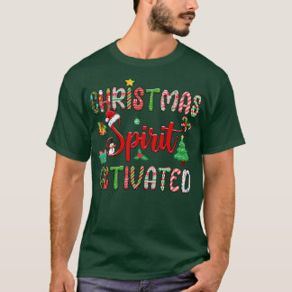 T-shirt Christmas Spirit Activer Funny Noël Noël Noël