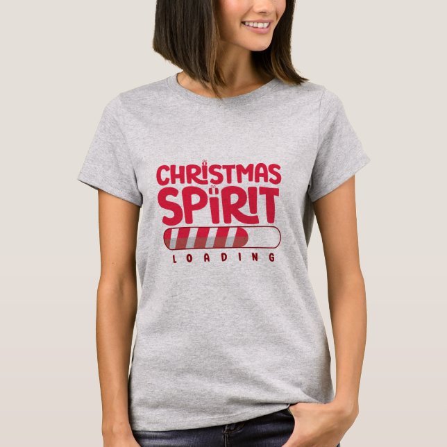 T-shirt Christmas Spirit Chargement (Devant)