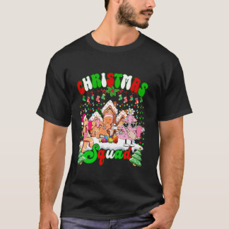 T-shirt Christmas Squad Funny Boujee cookie Pine Tree Noël