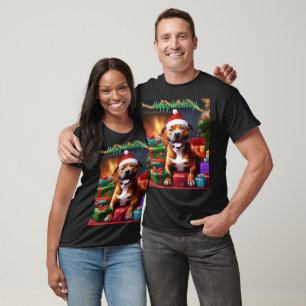 T-shirt Christmas Staffordshire Bull Terrier