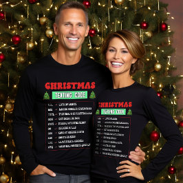 T-shirt Christmas Texting Code