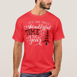 T-shirt Christmas Trees Its The Most Wonderful Time Of The