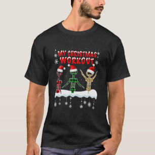 T-shirt Christmas Workout Wine Bottle Opener Funny Wine Lo