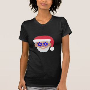 T-shirt christmukah santa claus emoji