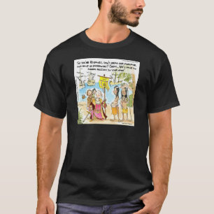T-shirt Christophe Colomb immigre en Amérique Drôle