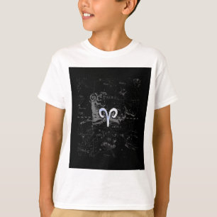 T-shirt Chrome comme Aries Zodiac Connexion Hevelius Black
