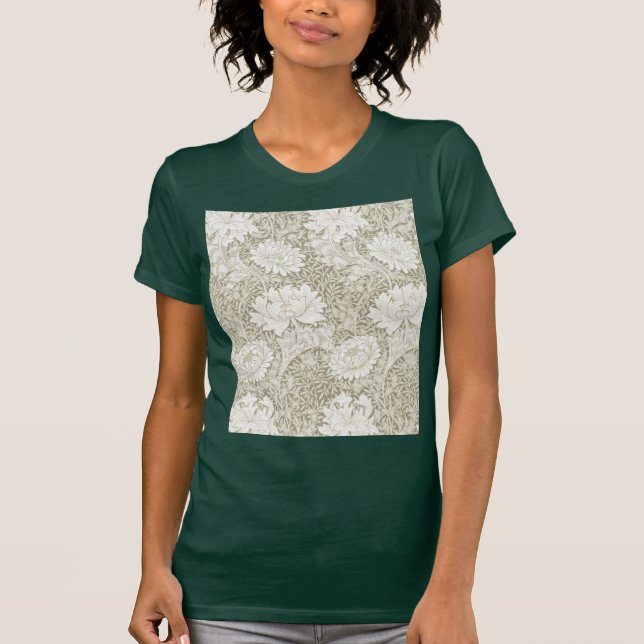 T-shirt Chrysanthemum Ivory, William Morris (Devant)