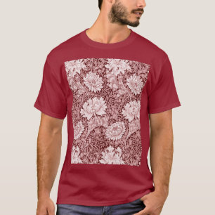 T-shirt Chrysanthemum Maroon, William Morris