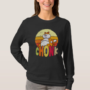 T-shirt Chubby Chonk Chat Mème Fat Feline