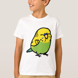 T-shirt Chubby Green English Budgie - Homme