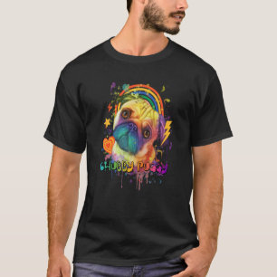 T-shirt Chubby Puggy Carlin Humour néerlandais Bulldog Ani