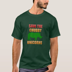 T - Shirt Chubby Unicorns gerettet
