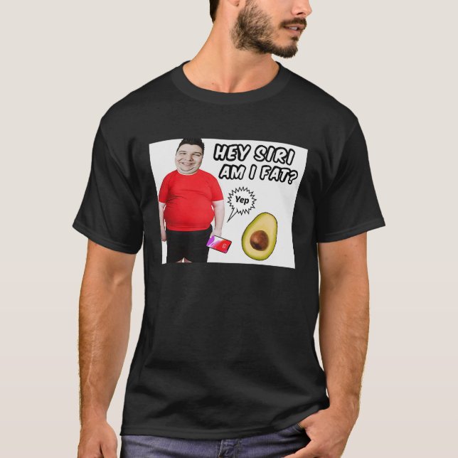 T-shirt Chubby Weight Water Fat Nikocado Avocado Meme Pun (Devant)