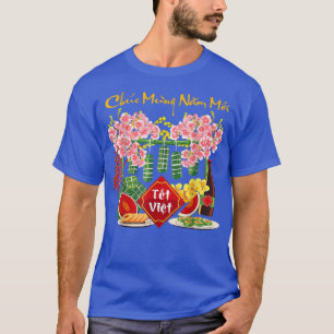 T-shirt Chuc Mung Nam Moi Bonne année lunaire vietnamienne