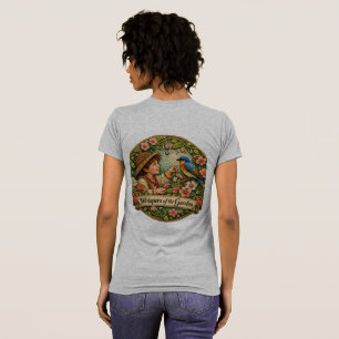 T-shirt Chuchotements du jardin : un conte perlé de mervei