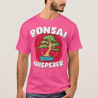 T-shirt Chuchoteur de Bonsaï Drôle de Jardinage Japonais