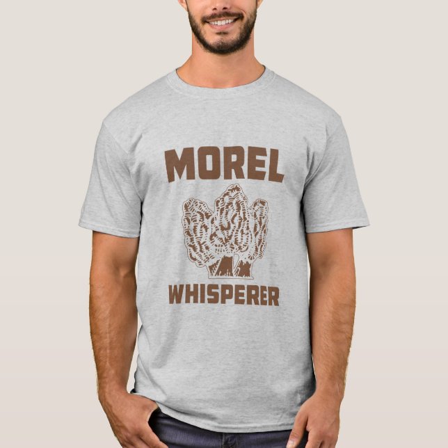 T-shirt Chuchoteur de Morilles avec Morilles (Devant)