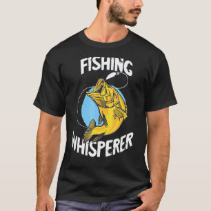 T-shirt Chuchoteur de pêche Pêcheur de bar Pêche à la mouc