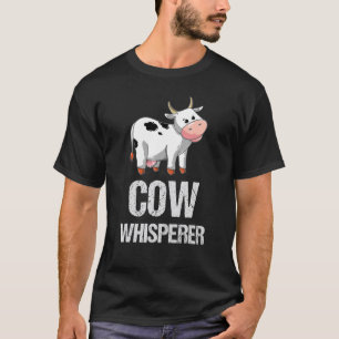 T-shirt Chuchoteur de vaches agriculteur Élevage de bétail