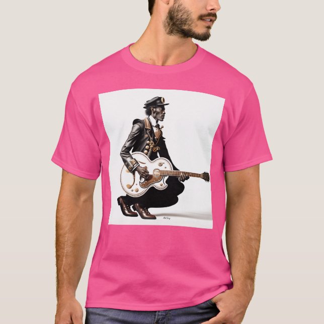 T-shirt Chuck Berry Duckwalk (Devant)
