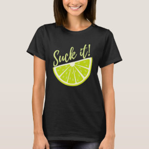 T-shirt Chuck It Mexicain Green Lime Slice Lemon