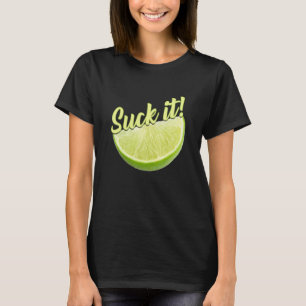 T-shirt Chuck It Mexicain Green Lime Slice Lemon Love