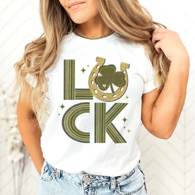 T-shirt Chuck Shamrock Horseshoe St Patrick's Day Irish (Créateur téléchargé)