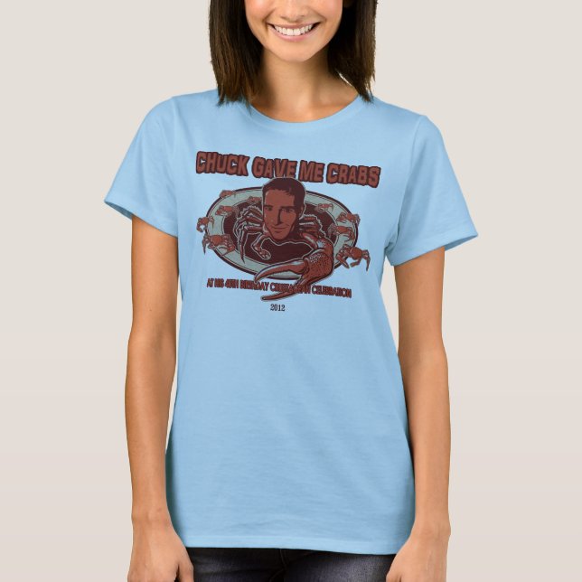 T-shirt ChuckGaveMeCrabs Réservoir Razorback (Devant)