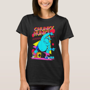 T-shirt Chunky Hunks Gym Poids Bodybuilding Muscle