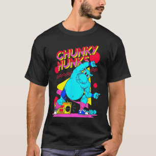 T-shirt Chunky Hunks Gym Poids Bodybuilding Muscle