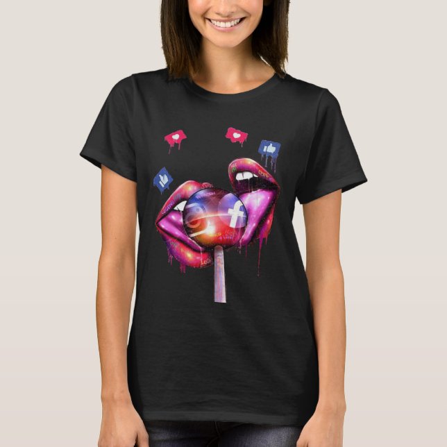 T-shirt Chupa chups graffiti  (Devant)