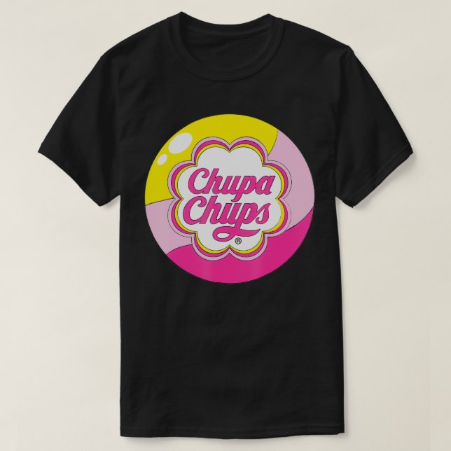 T-SHIRT CHUPA CHUPS PINK DOT  (Design devant)