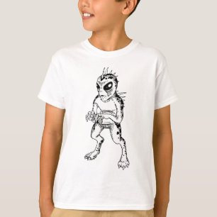 T-shirt Chupacabra (croquis)